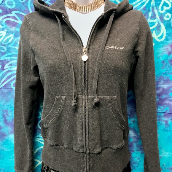 EUC 🌸 BEBE Full-Zip Lightweight 💎Hoodie Jacket - Picture 4 of 15